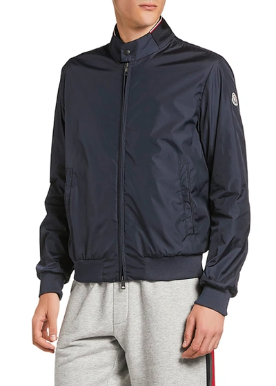 Shop Moncler Men's Reppe Zip-front Jacket In Black