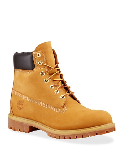 Timberland Premium Waterproof Leather Work Boots In Brown | ModeSens