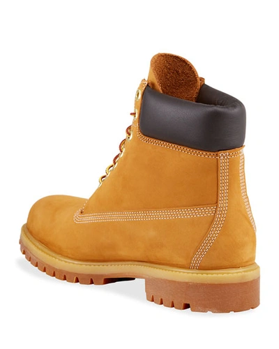 Shop Timberland 6" Premium Waterproof Hiking Boots In Wheat