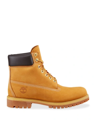 Timberland Premium Waterproof Leather Work Boots In Brown | ModeSens