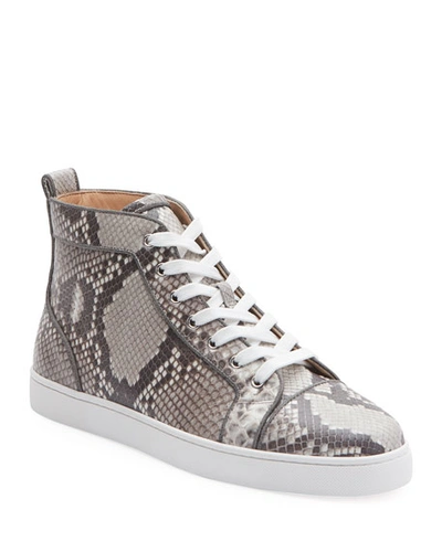 Snakeskin louboutins mens clearance