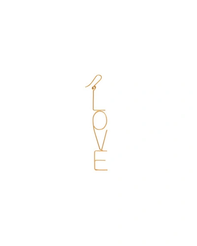 Shop Atelier Paulin 18k Big Love Drop Earring, Single In Gold