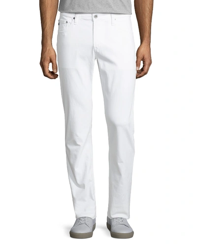 Shop Ag Graduate Sud Tailored Jeans In White