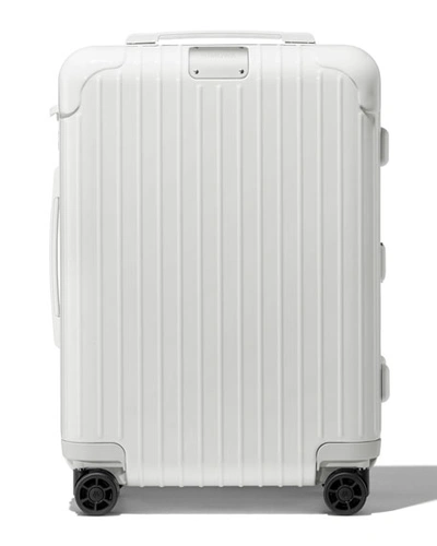Shop Rimowa Essential Check-in L Multiwheel Luggage In White