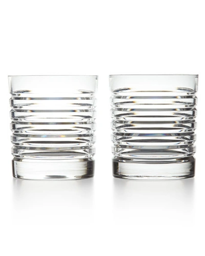 Polo Ralph Lauren Two Metropolis Double Old-fashioned Glasses In Clear