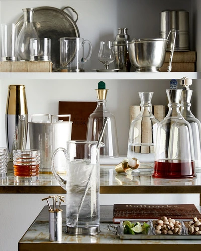 Polo Ralph Lauren Two Metropolis Double Old-fashioned Glasses In Clear