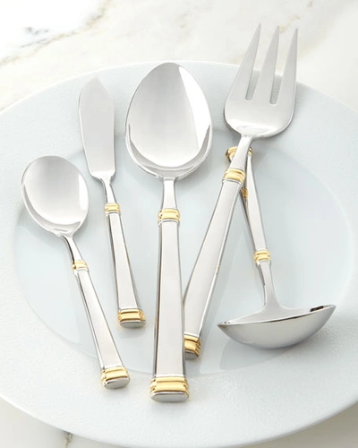 Ricci Silversmith 45-piece Gold Bramasole Flatware Service In Gold