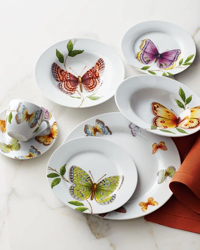 Shop Neiman Marcus 20-piece Butterfly Dinnerware Set In White Pattern