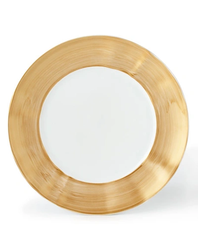 Shop Neiman Marcus 12-piece Gold Brushstroke Dinnerware Set