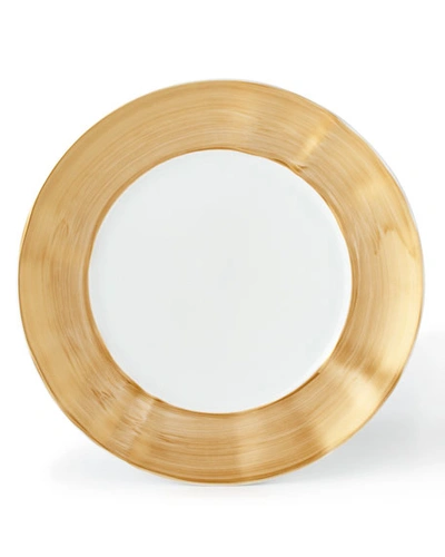 Neiman Marcus 12-piece Gold Brushstroke Dinnerware Service In Gold