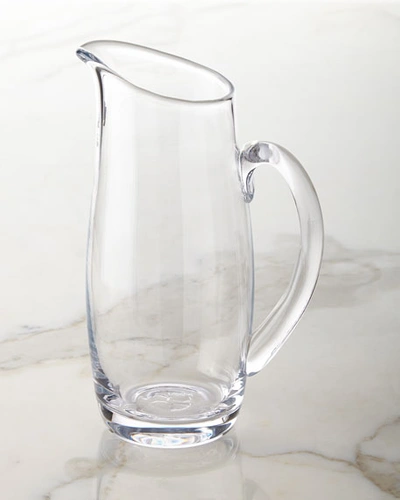 Shop Simon Pearce Addison Pitcher In Clear