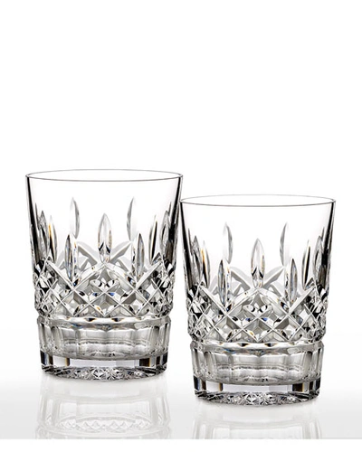 Shop Waterford Crystal Lismore Clear Double Old-fashioneds, Set Of 2