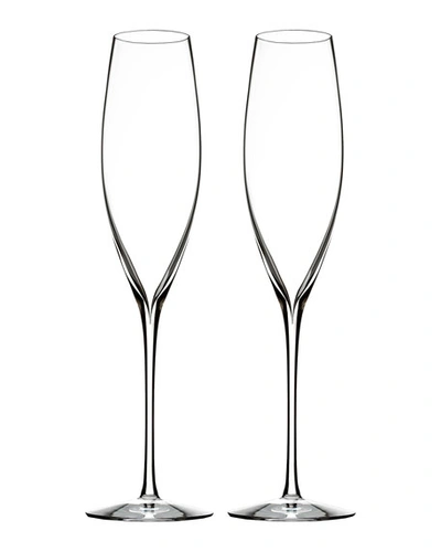 WATERFORD CRYSTAL ELEGANCE CHAMPAGNE FLUTES, SET OF 2 PROD183790044