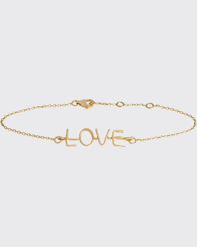 Atelier Paulin Love Richelieu Bracelet In Gold | ModeSens