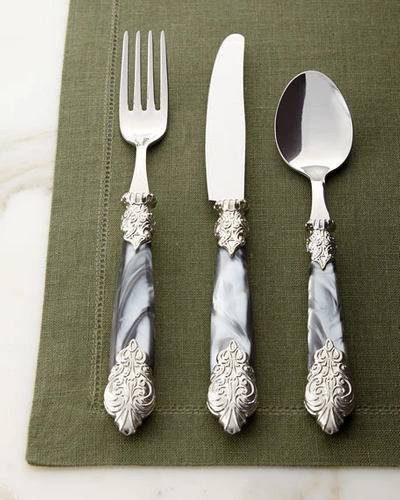 Shop Neiman Marcus 20-piece Versailles Flatware Service In Gray