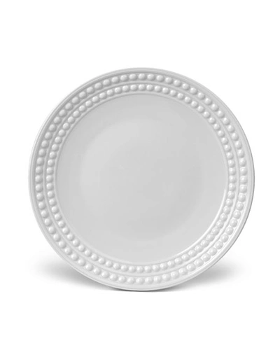 Shop L'objet Perlee Dessert Plate In White