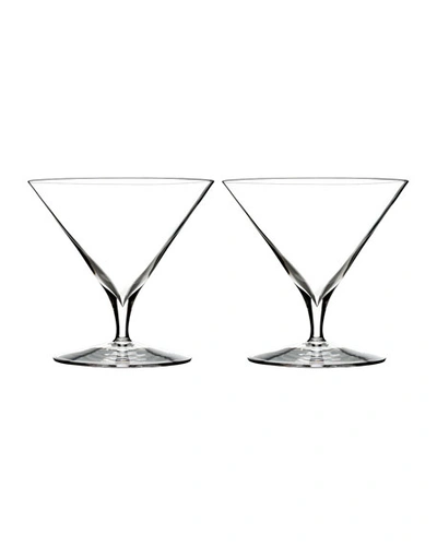 Shop Waterford Crystal Elegance Martini Glasses, Set Of 2 In Clear
