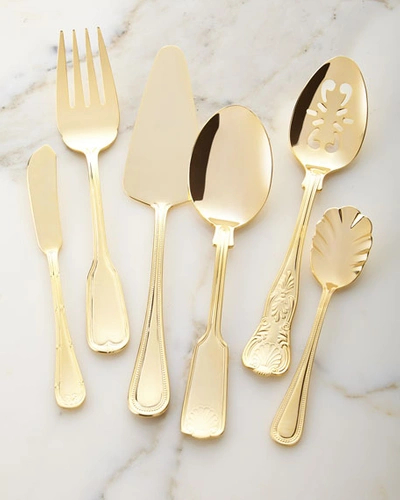 Towle Silversmiths 90-piece Gold-plated Hotel Flatware Service In Gold