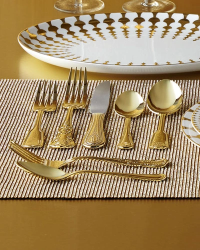 Shop Towle Silversmiths 90-piece Gold-plated Hotel Flatware Service