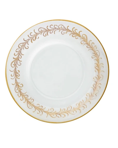 Neiman Marcus Oro Bello Dinner Plates, Set Of 4 In Clear/gold