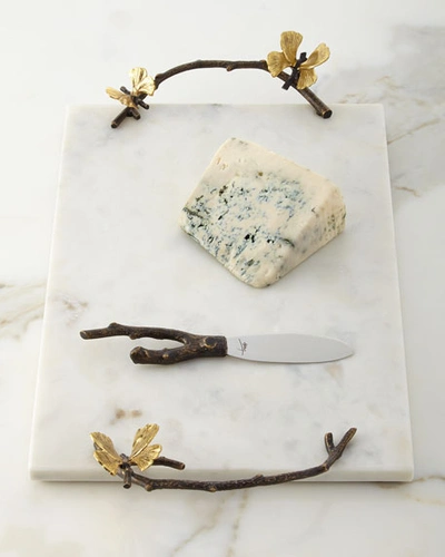 Shop Michael Aram Butterfly Ginkgo Cheeseboard In White