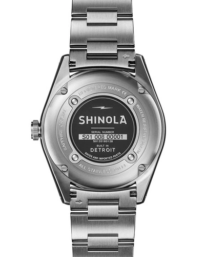 Shop Shinola Men's The Duck 42mm Stainless Steel Watch Gift Set In Black
