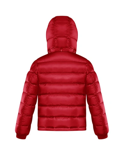 Shop Moncler New Gastonet Puffer Coat In Red