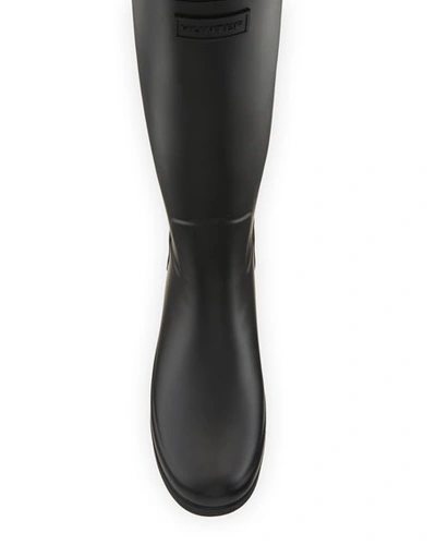 Shop Hunter Refined Creeper Tall Rain Boots In Black