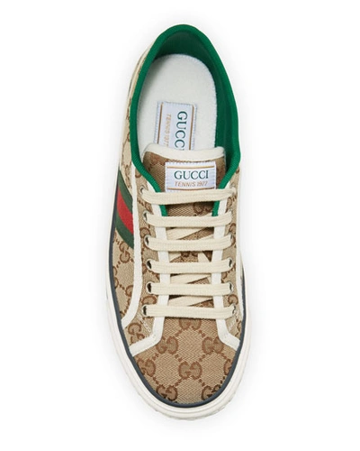 Shop Gucci Tennis 1977 Sneakers In Beige