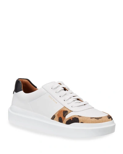 Shop Cole Haan Grandpro Rally Court Sneakers In Animal Print