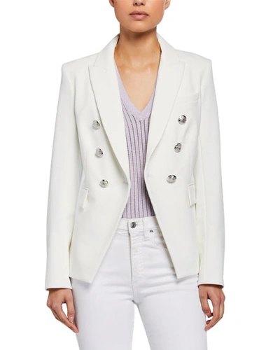 Shop Veronica Beard Miller Dickey Jacket In White