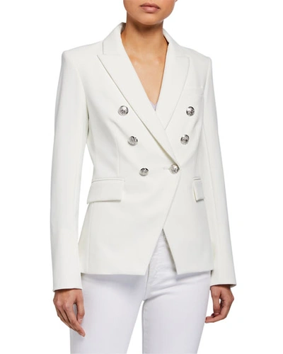 Shop Veronica Beard Miller Dickey Jacket In White