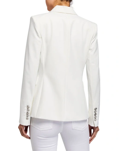 Shop Veronica Beard Miller Dickey Jacket In White