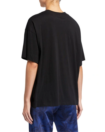 Shop Atm Anthony Thomas Melillo Classic Jersey Oversized Tee In Black