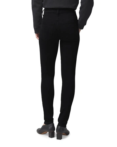 Shop Citizens Of Humanity Rocket High-rise Skinny Jeans In Plush Black