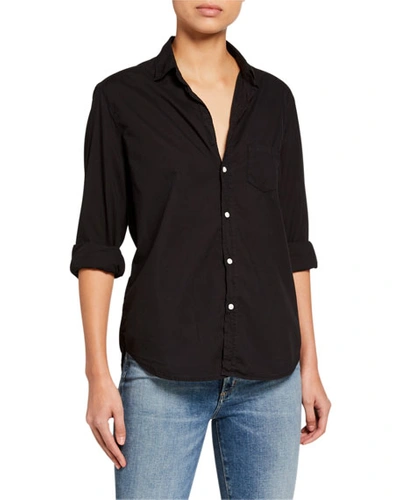 Shop Frank & Eileen Eileen Featherweight Button-up Shirt In Black Light