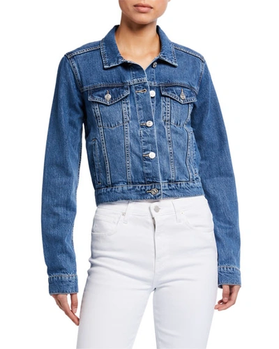 Shop Paige Vivienne Relaxed Denim Jacket In Sunday
