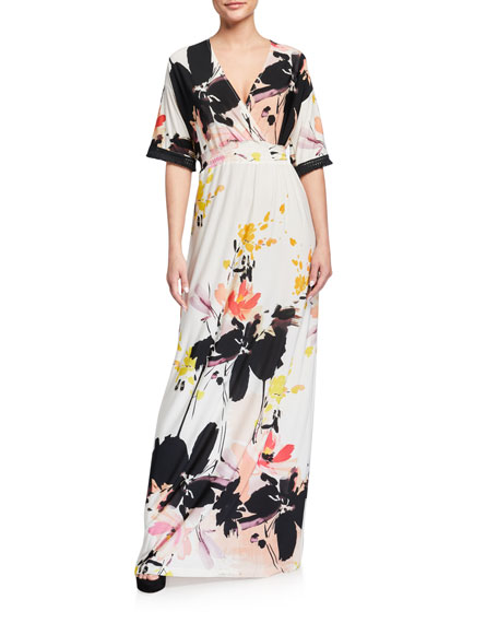 plus size jersey maxi dress