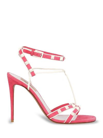 Pre-owned Valentino Garavani Shoe In Pink, White