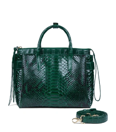 Shop Nancy Gonzalez Python Cristy Tote Bag