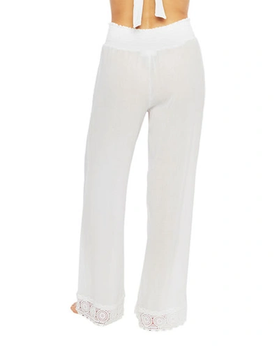 Shop La Blanca Smocked Waist Lounge Pants In White