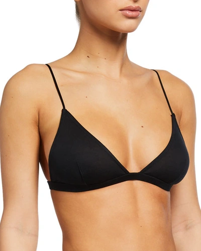 Shop Kiki De Montparnasse Intime Soft Bra In Black