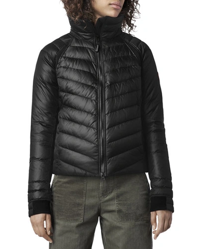 Canada Goose Hybridge Base Hooded Quilted Shell Down Jacket In Black |  ModeSens