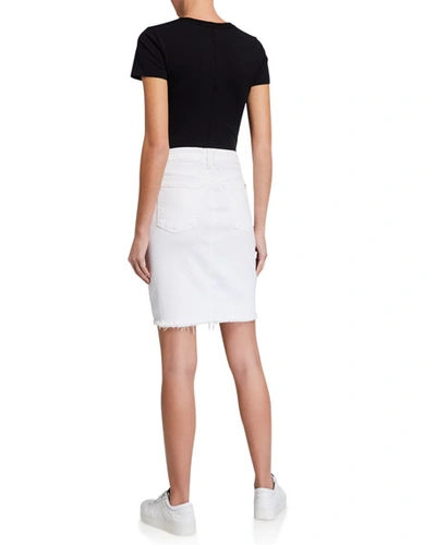 Shop Jen7 By 7 For All Mankind Pencil Skirt In White