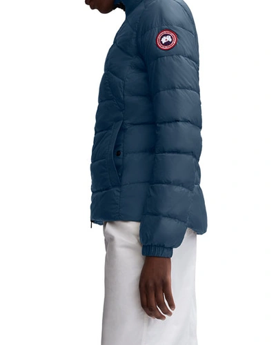 Shop Canada Goose Abbott Packable Puffer Jacket In Blue