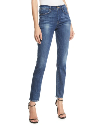 Shop Frame Le High Skinny Stretch Ankle Jeans In York