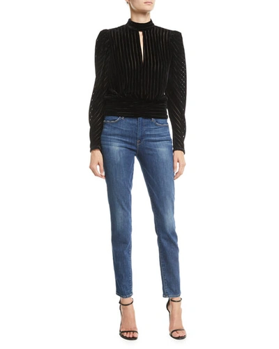 Shop Frame Le High Skinny Stretch Ankle Jeans In York