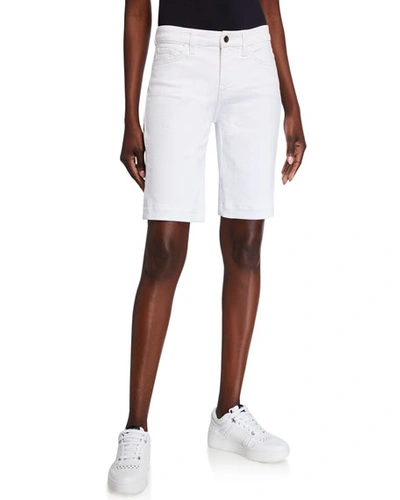 Shop Jen7 By 7 For All Mankind Bermuda Jean Shorts In White