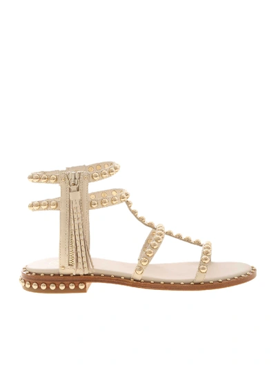 Shop Ash Power Sandals In Ivory Color In White
