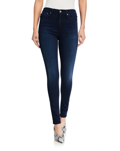 Shop Rag & Bone Nina High-rise Skinny Ankle Jeans In New Gate